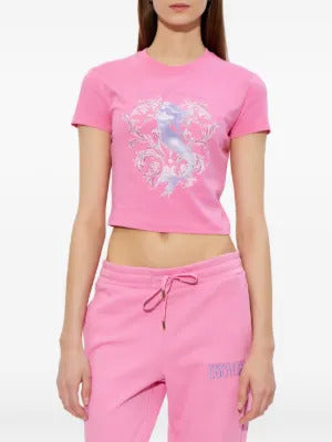 Versace Jeans Couture  mermaid-graphic cotton T-shirt
