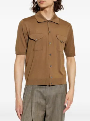 Versace  short-sleeved button-up sweater