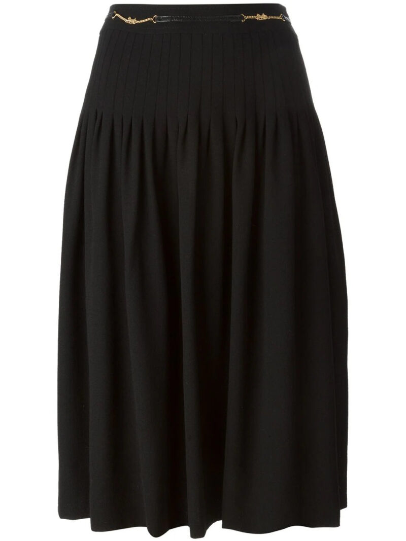Céline   pleated skirt