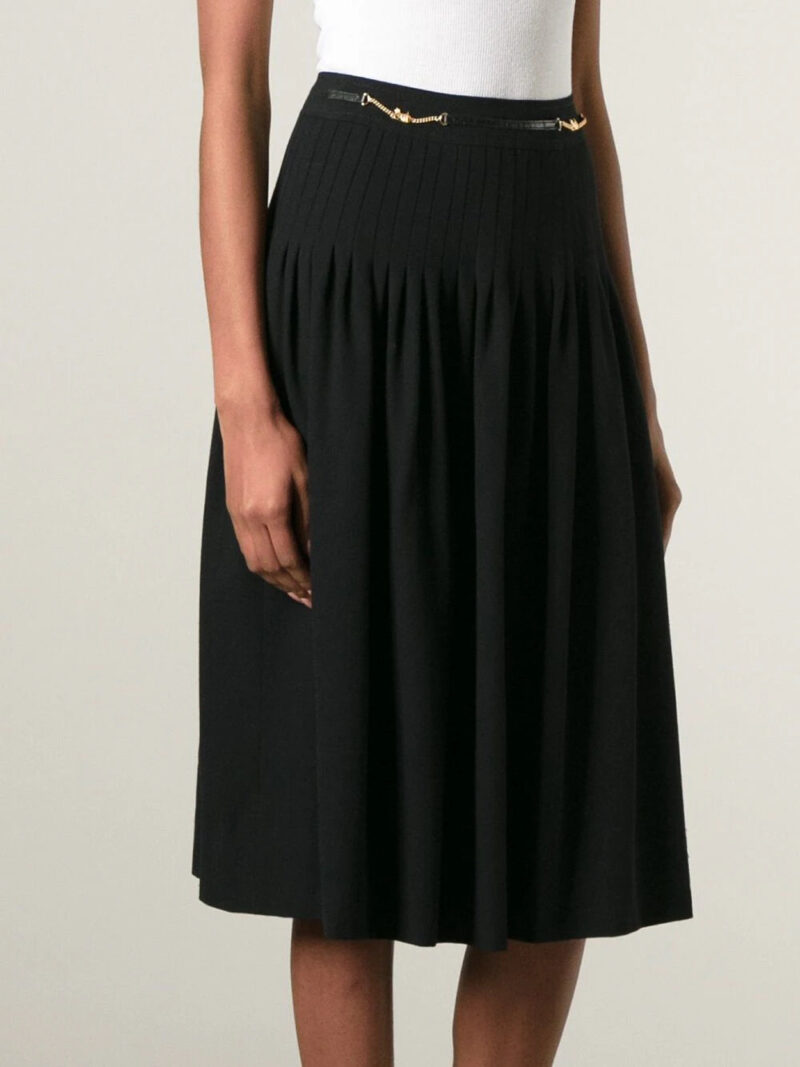 Céline   pleated skirt