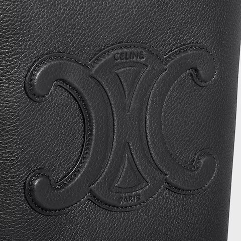 CELINE SMALL BUCKET CUIR TRIOMPHE in Grained calfskin