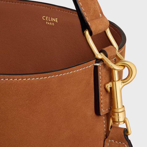 CELINE MEDIUM BUCKET LOUISE IN NUBUCK CALFSKIN