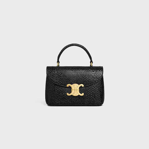 CELINE  TEEN NINO BAG IN GLITTER PYTHON