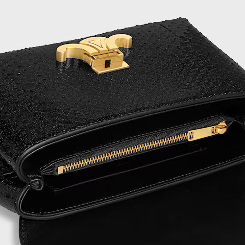 CELINE  TEEN NINO BAG IN GLITTER PYTHON