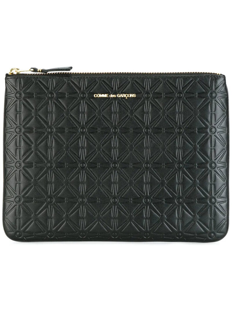 Comme Des Garçons Wallet  embossed leather wallet