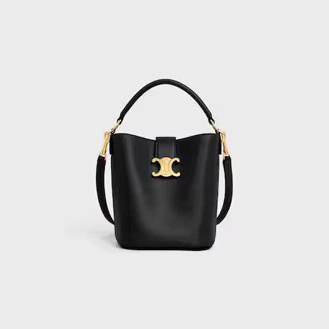 CELINE SMALL BUCKET LOUISE IN SMOOTH CALFSKIN.