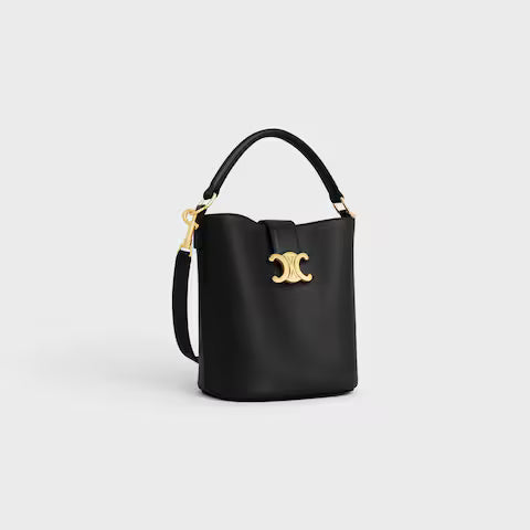 CELINE SMALL BUCKET LOUISE IN SMOOTH CALFSKIN.