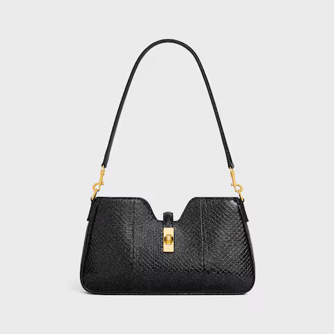 CELINE SHOULDER CAMILLE 16 SOFT IN PYTHON GLITTER