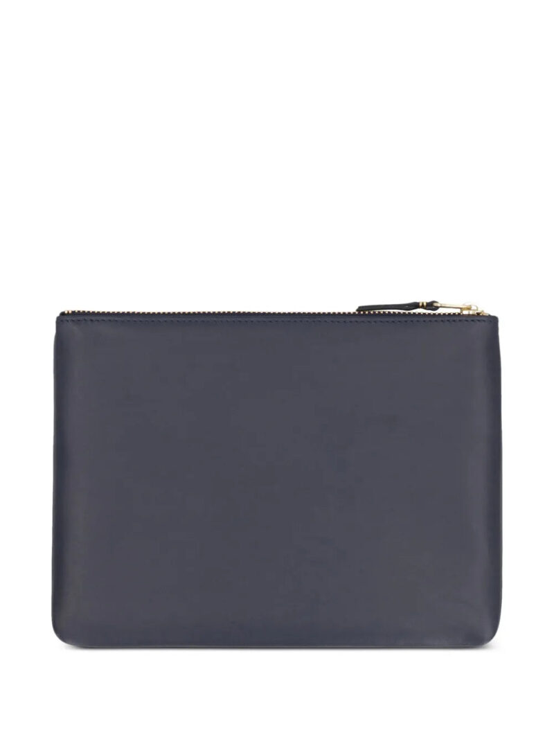 Comme Des Garçons Wallet  logo-print leather pouch