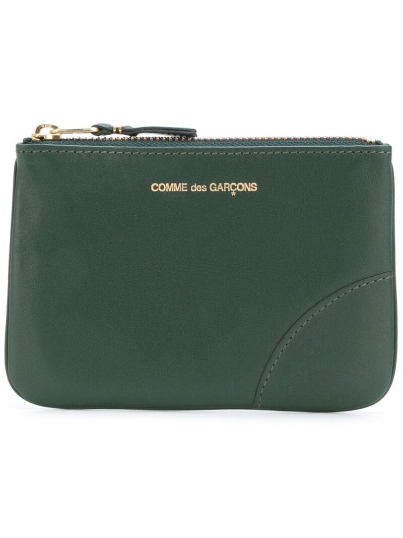 Comme Des Garçons Wallet  logo-print zipped wallet
