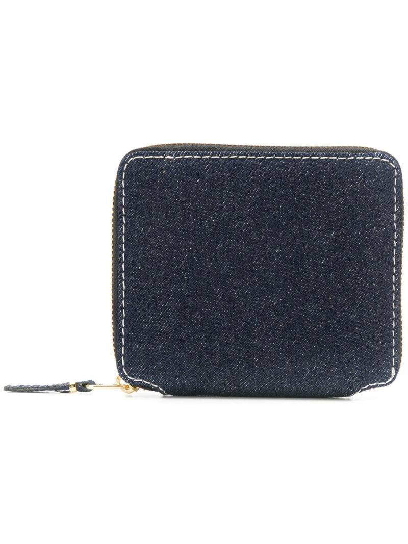 Comme Des Garçons Wallet  zip-around denim wallet