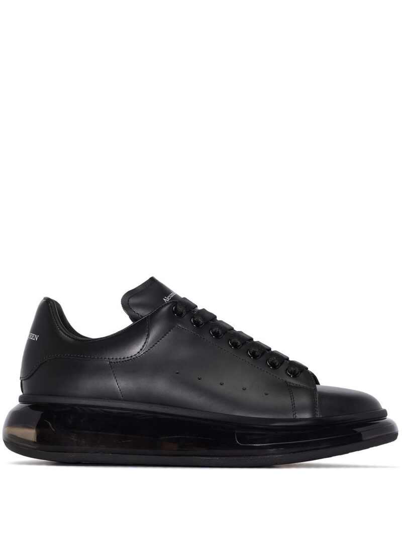 clear sole low-top sneakers