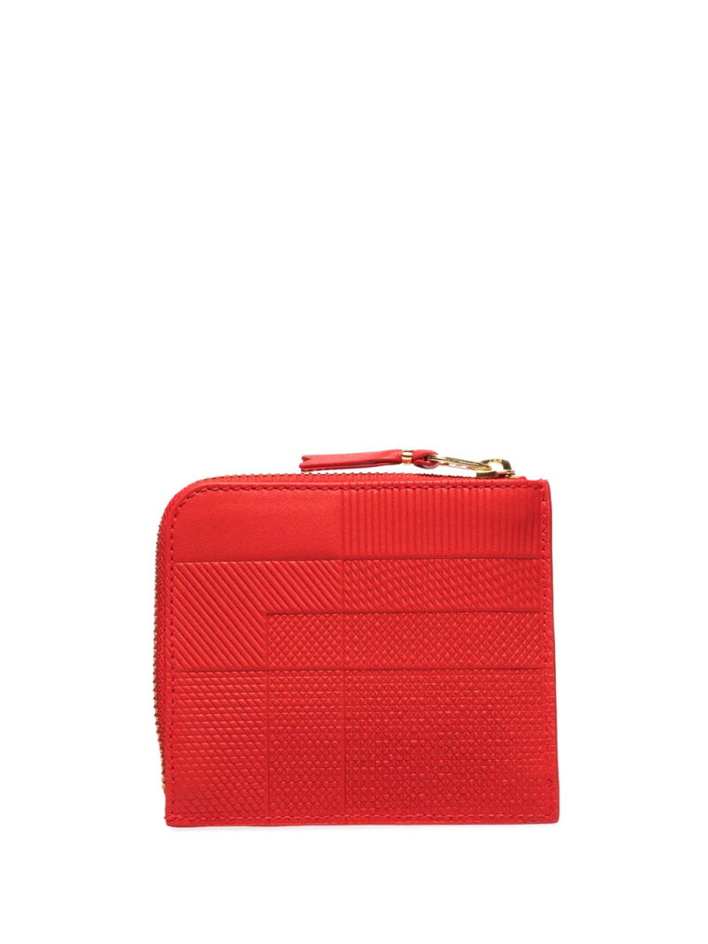 Comme Des Garçons Wallet  Intersection half-zip wallet