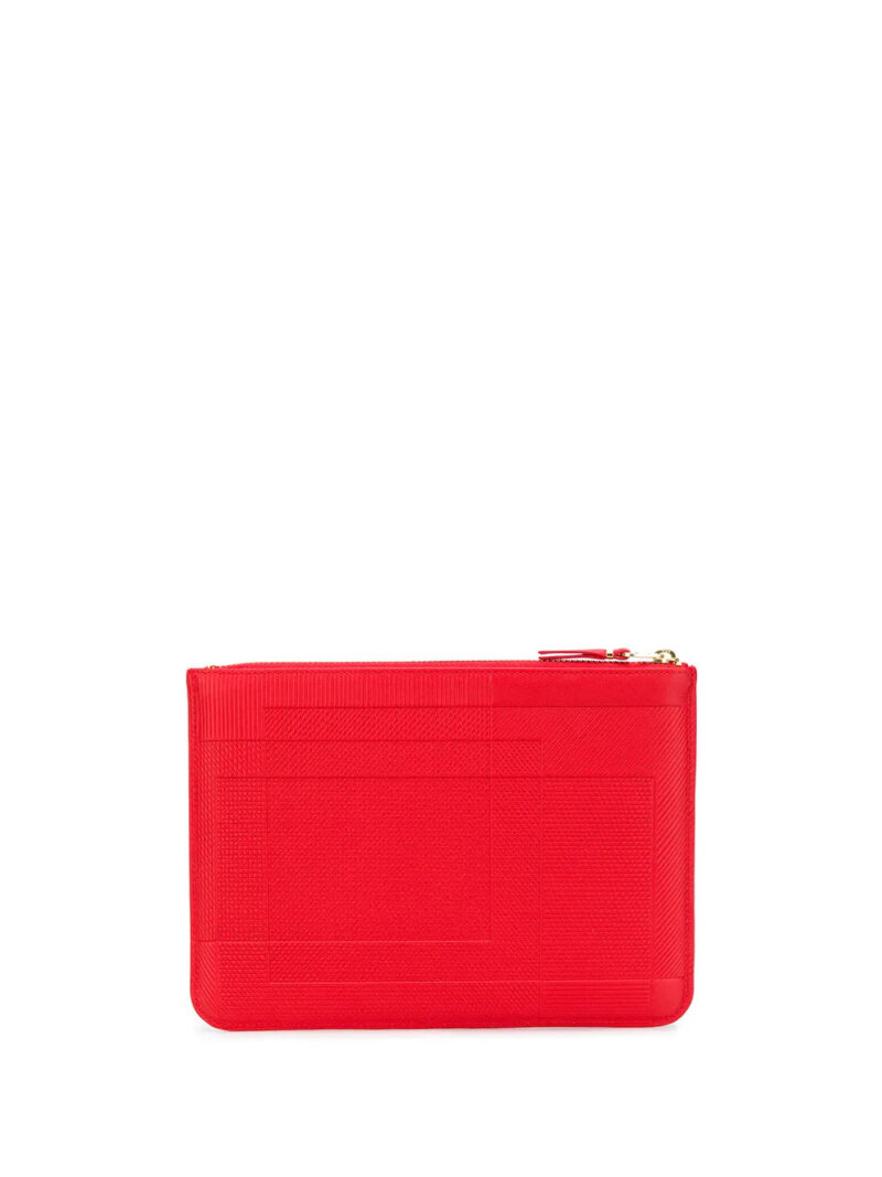 Comme Des Garçons Wallet  line-pattern wallet