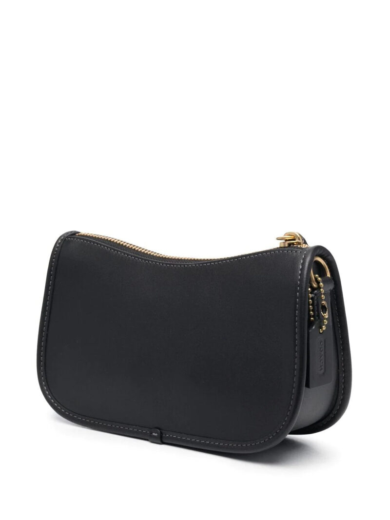 Coach  twist-lock leather tote bag