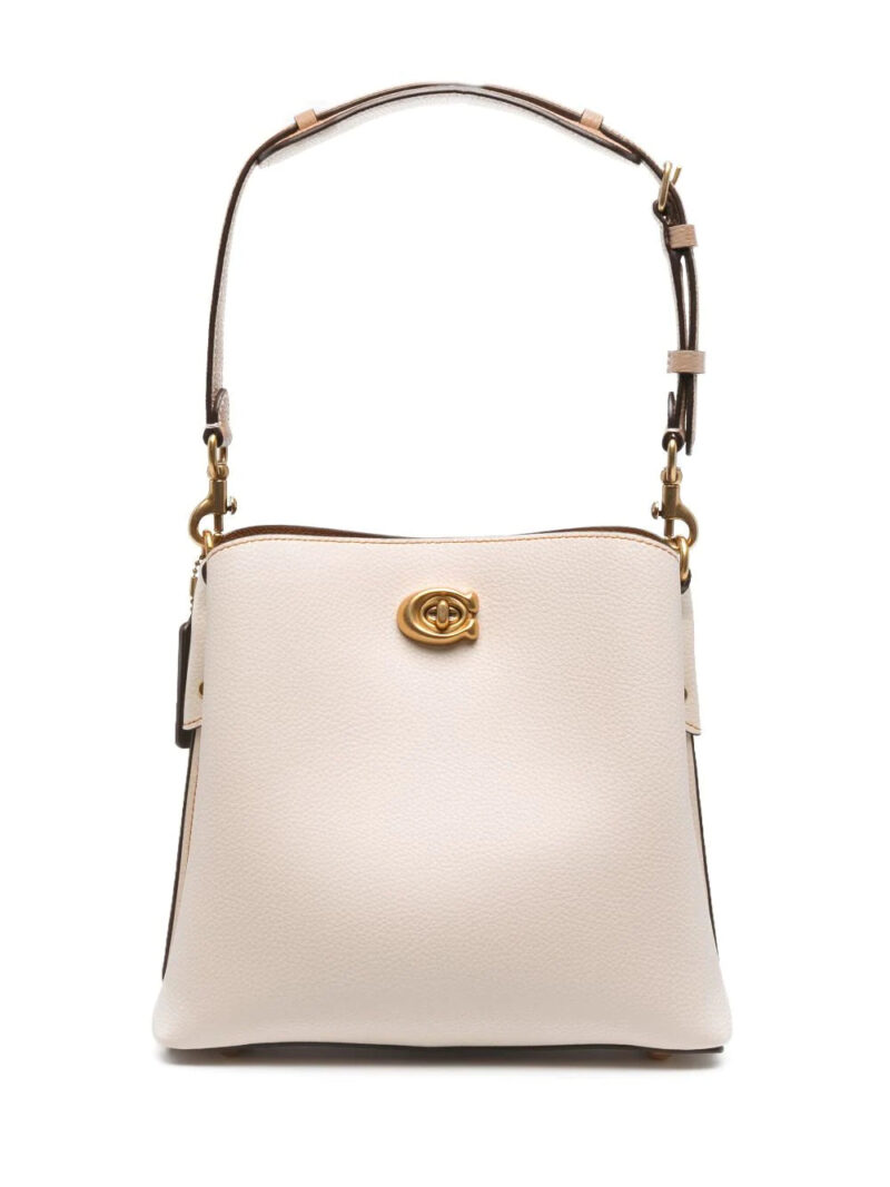 Coach  logo-plaque leather tote bag