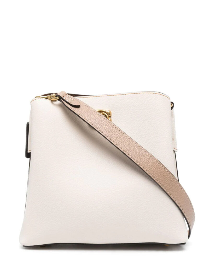 Coach  logo-plaque leather tote bag