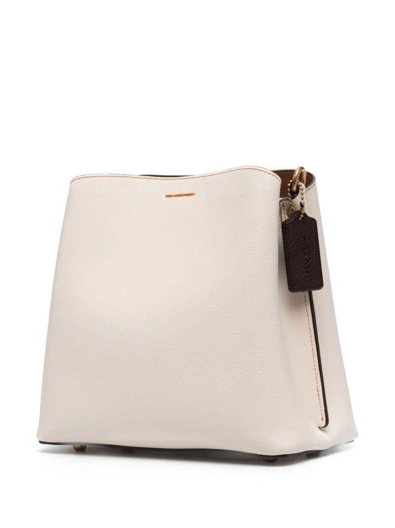 Coach  logo-plaque leather tote bag
