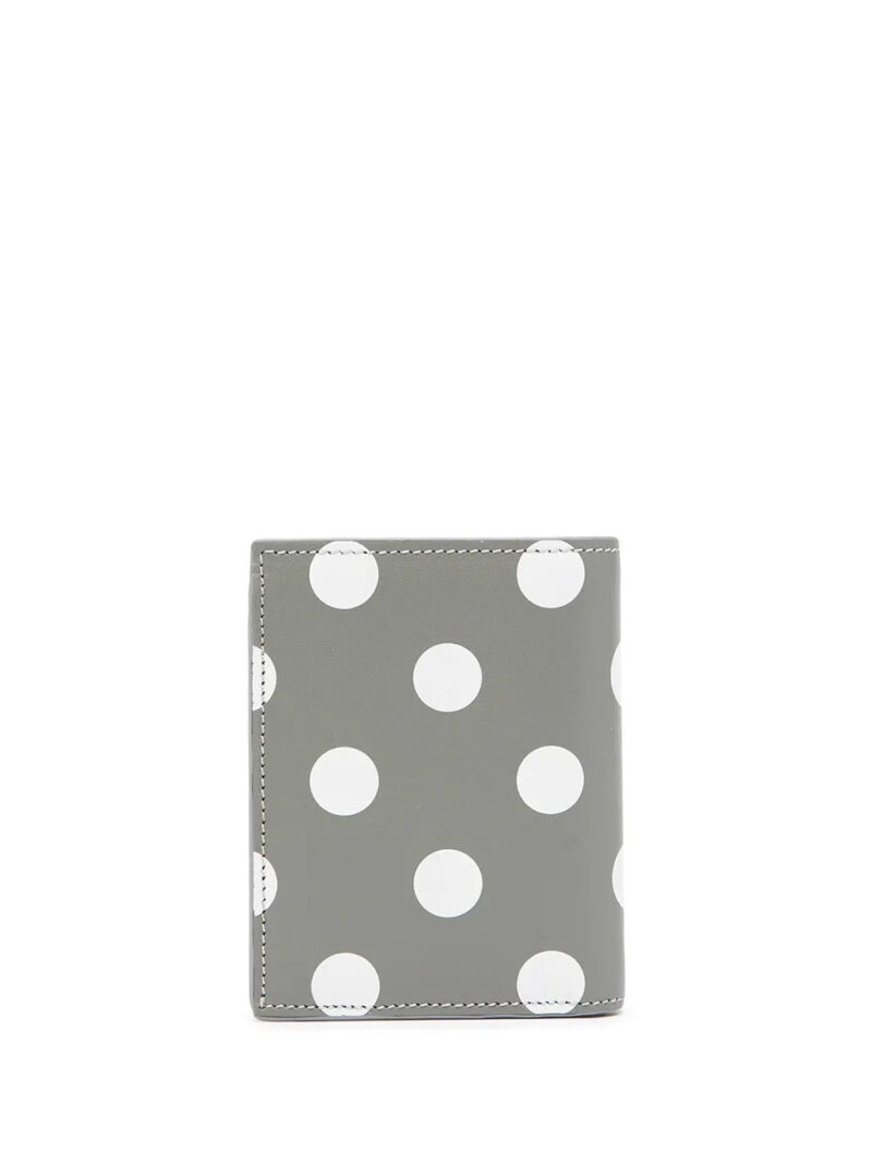 Comme Des Garçons Wallet  polka dot-print leather cardholder