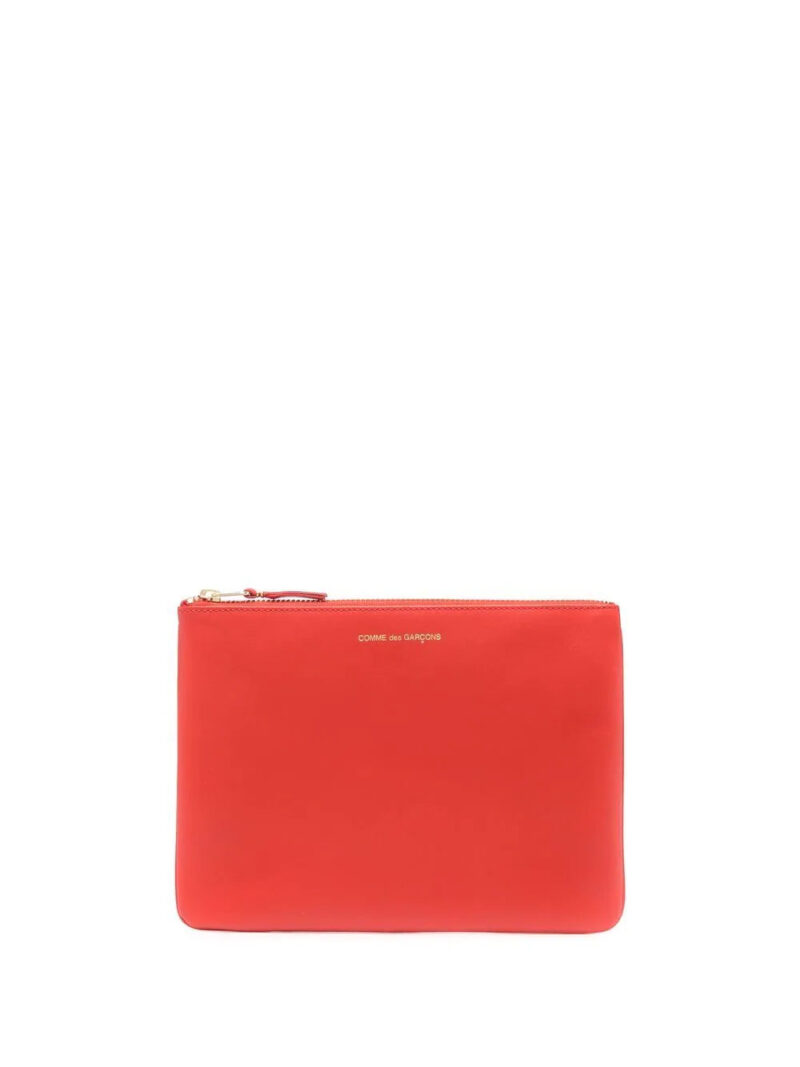 Comme Des Garçons Wallet  logo-print leather wallet