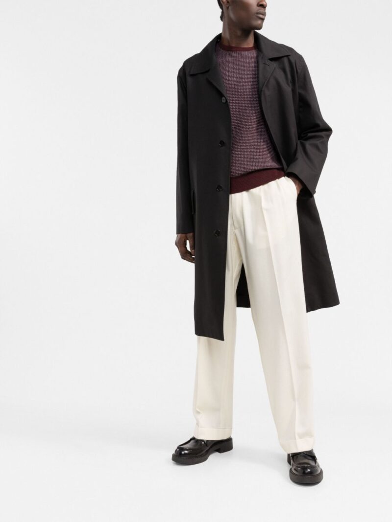 Corneliani  patterned knit crew neck jumper