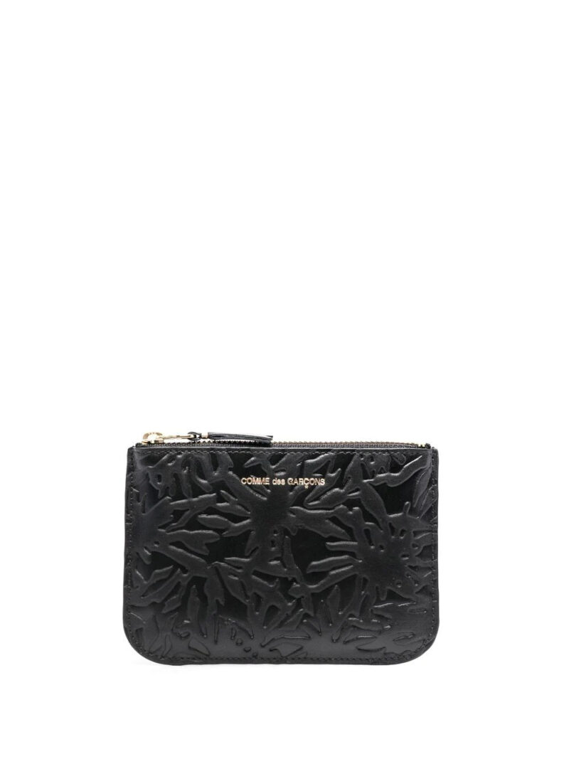 Comme Des Garçons Wallet  embossed leather wallet