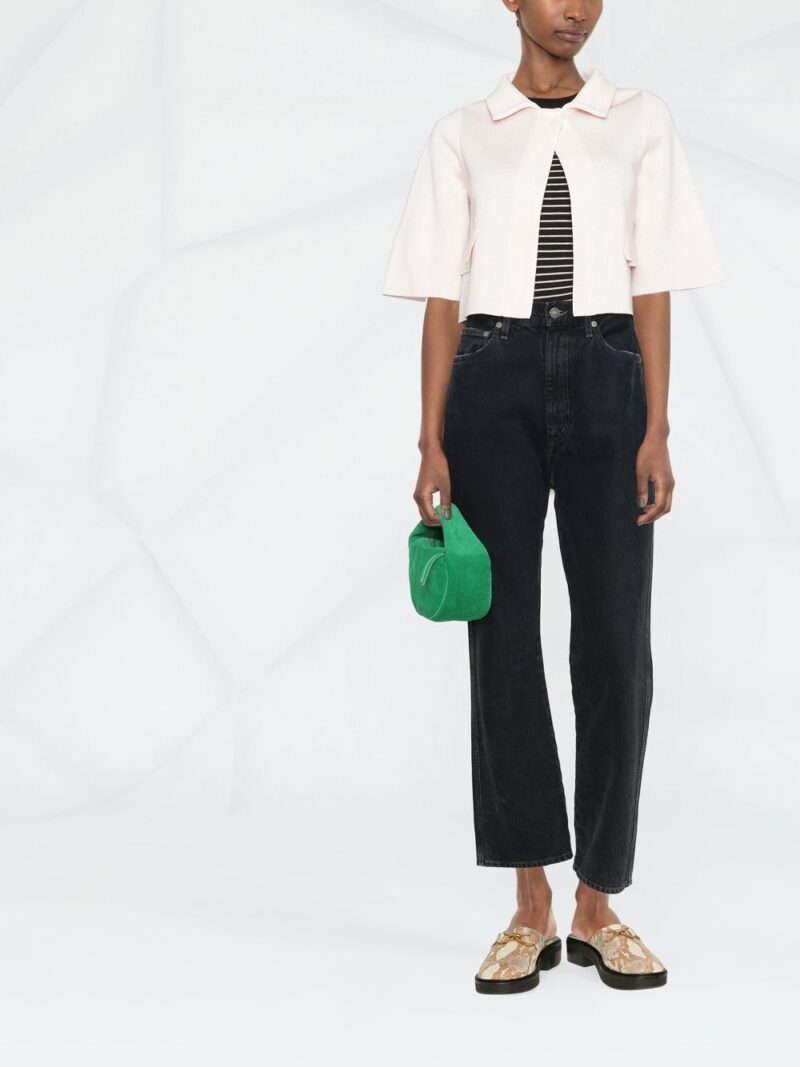 Charlott short-sleeve knitted jacket