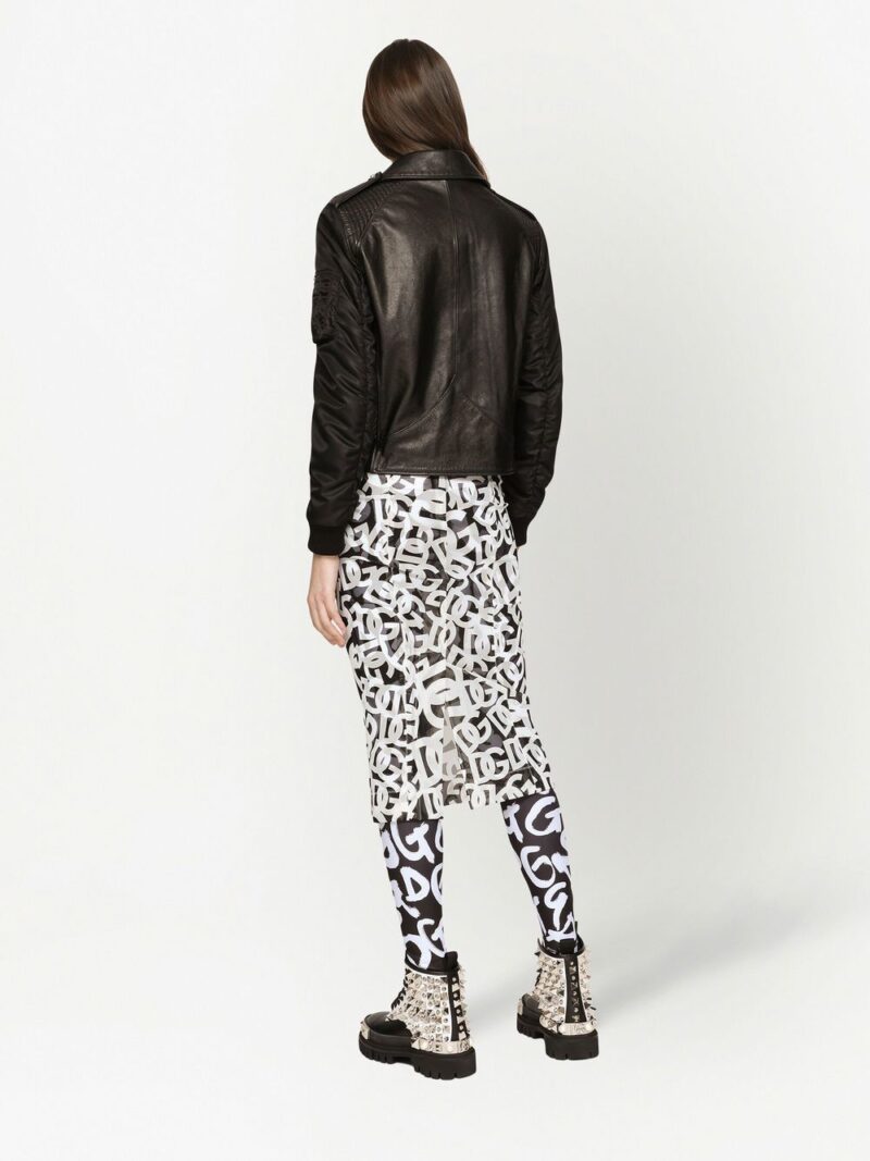 Dolce & Gabbana  leather biker jacket