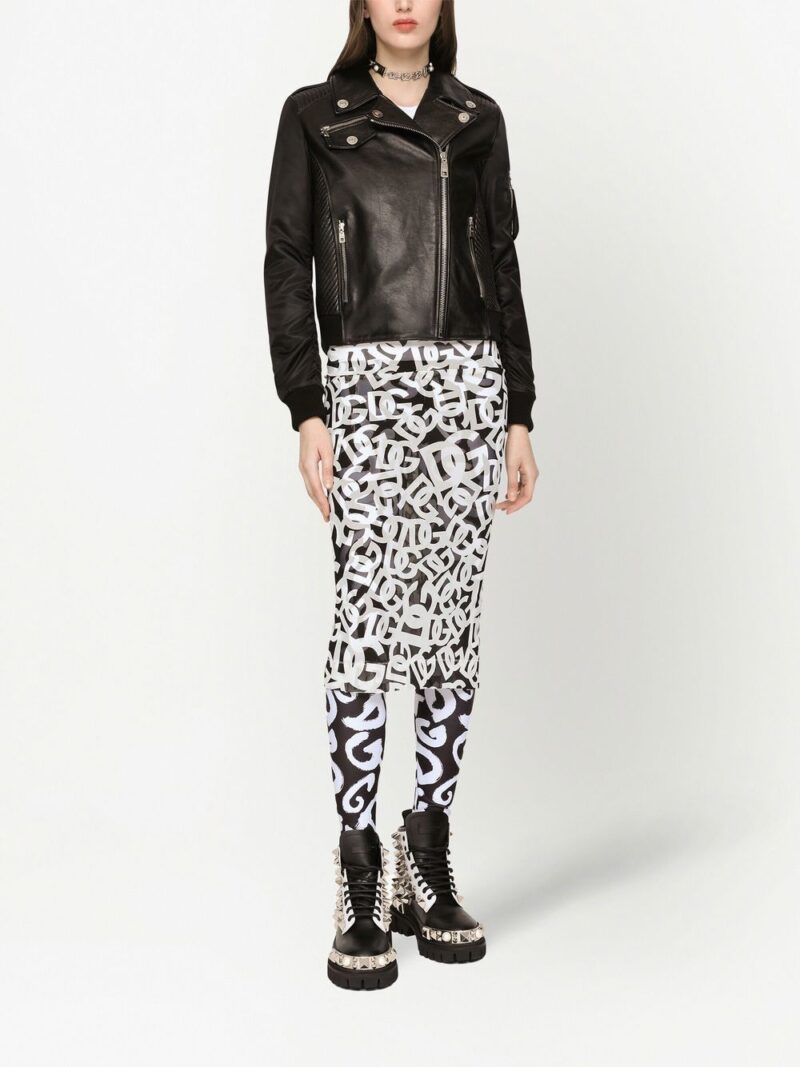 Dolce & Gabbana  leather biker jacket