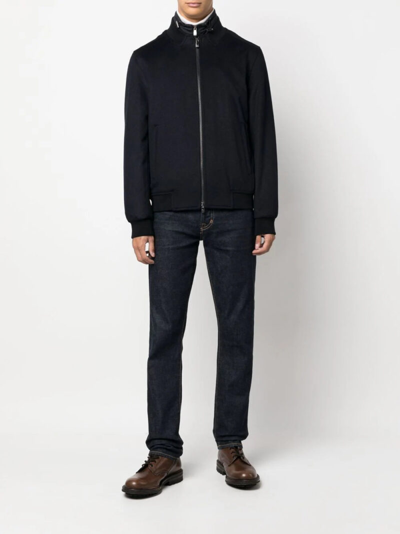 Corneliani layered zip-up jacket