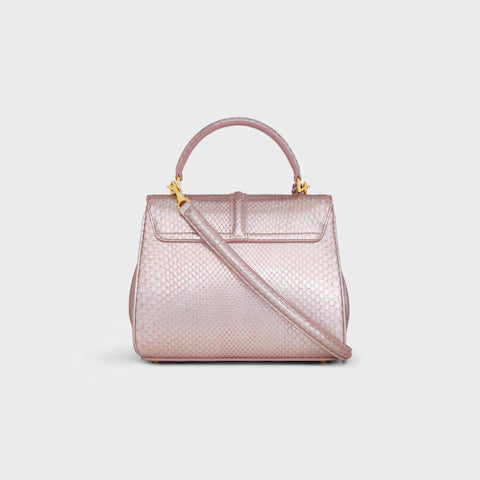 CELINE Small 16 Bag IN pearly python