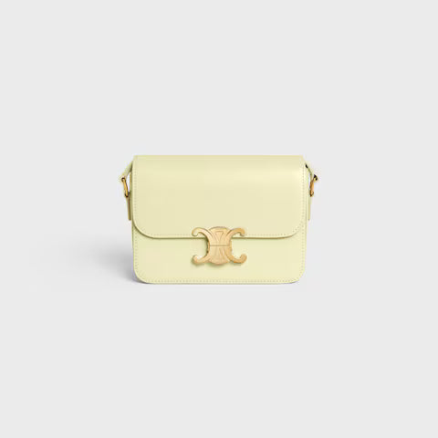 CELINE  TEEN TRIOMPHE BAG IN shiny calfskin