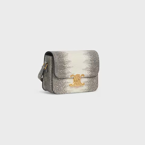 CELINE TEEN TRIOMPHE BAG IN Lizard