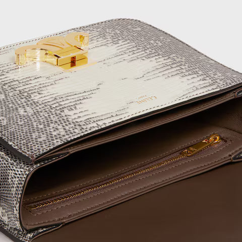 CELINE TEEN TRIOMPHE BAG IN Lizard
