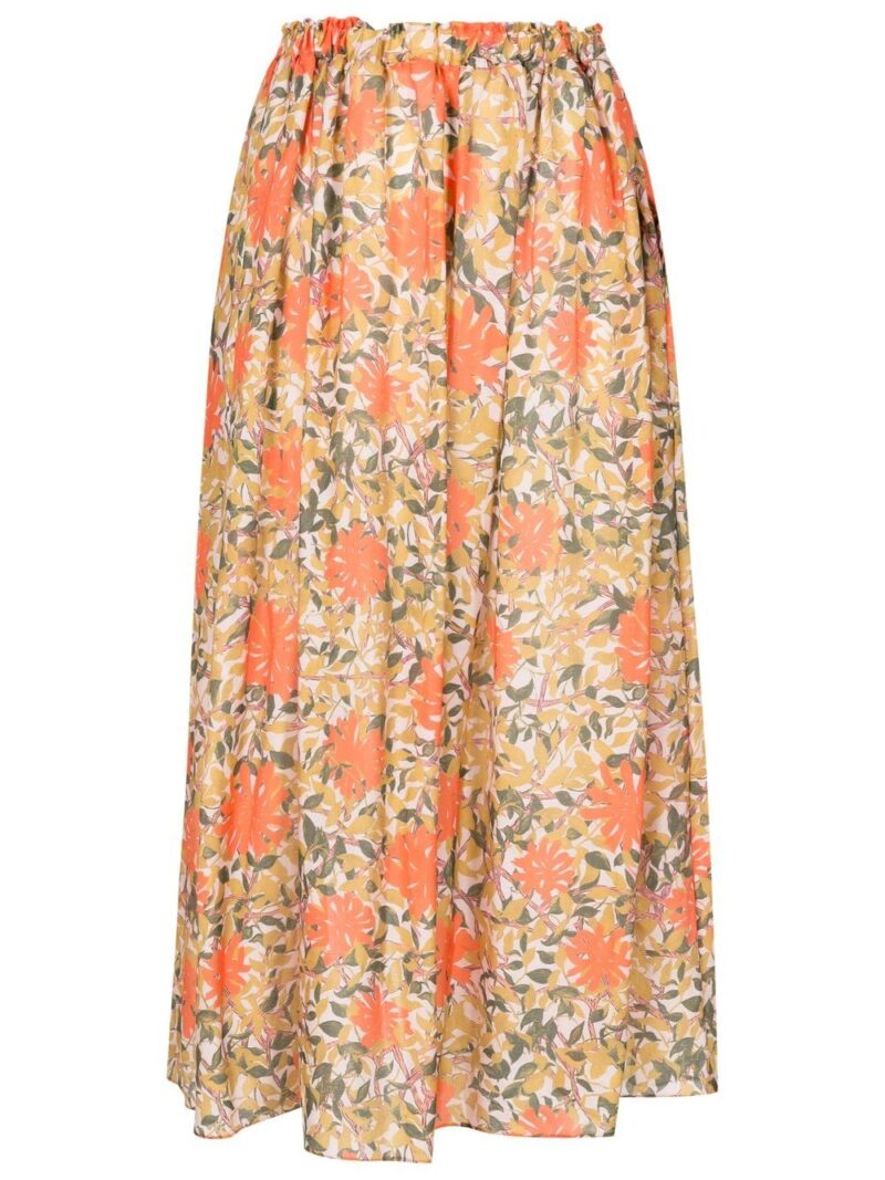 Clube Bossa  Pavlova floral-print skirt