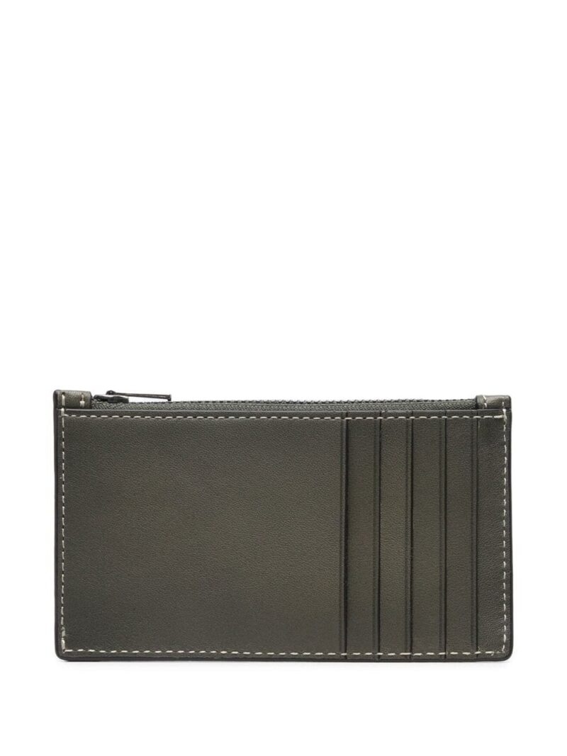 Coach  embossed-logo leather wallet