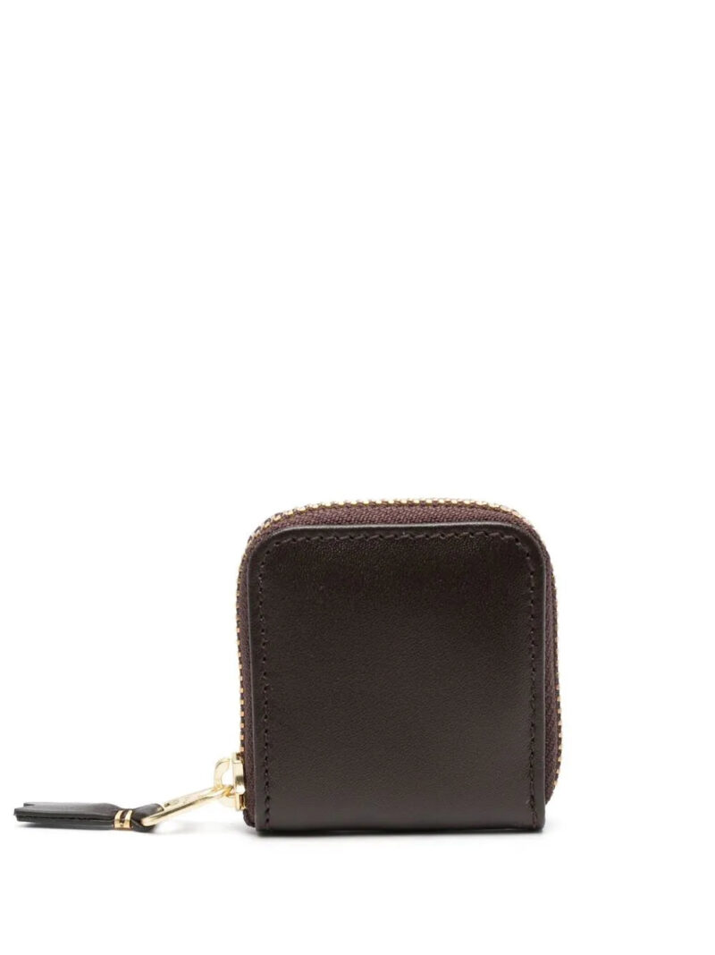Comme Des Garçons Wallet  zipped leather wallet