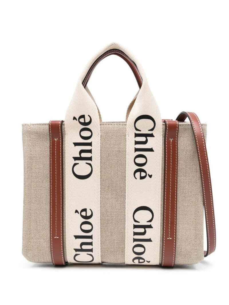Chloé  logo-print tote bag