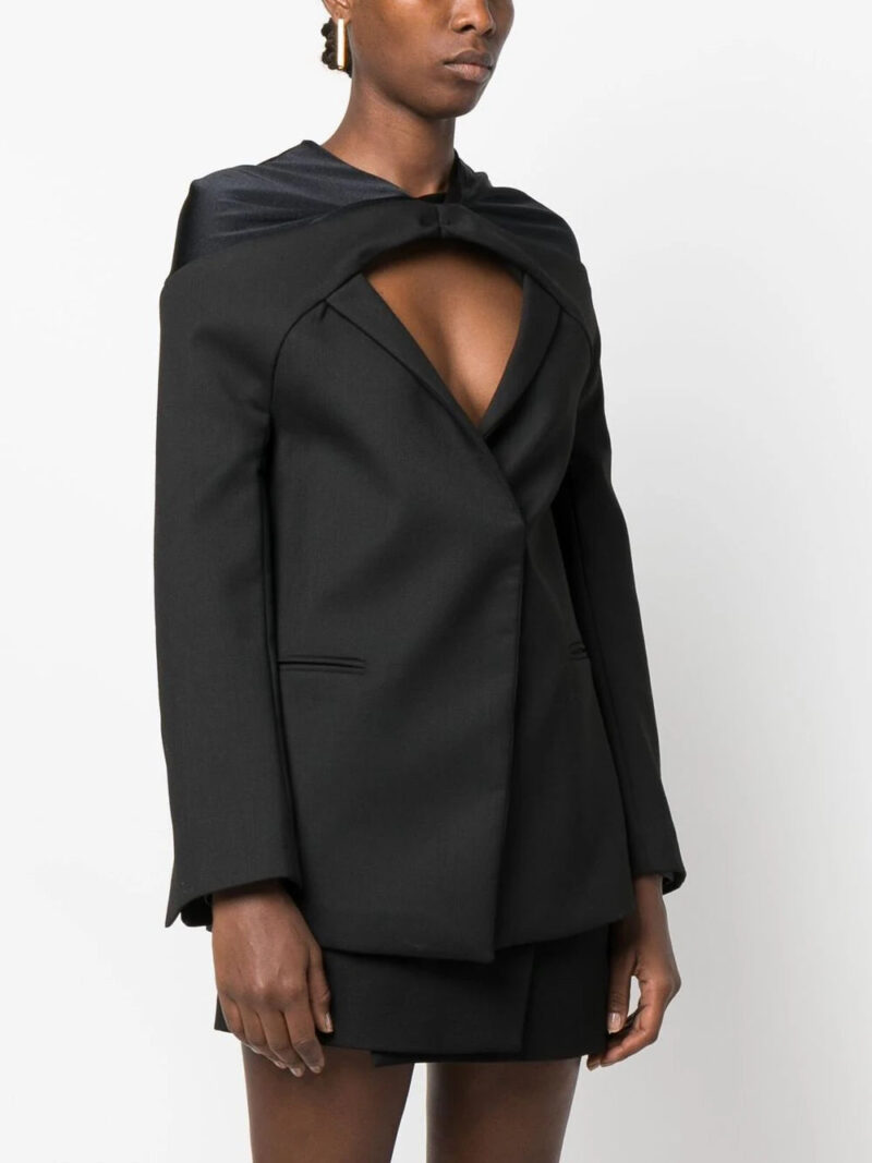 Coperni  cut-out gathered blazer