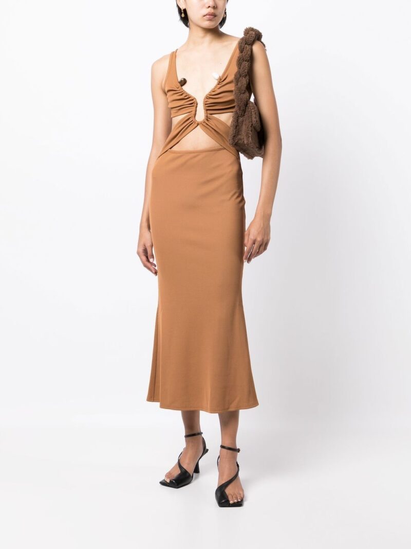 Christopher Esber sleeveless cut-out maxi dress