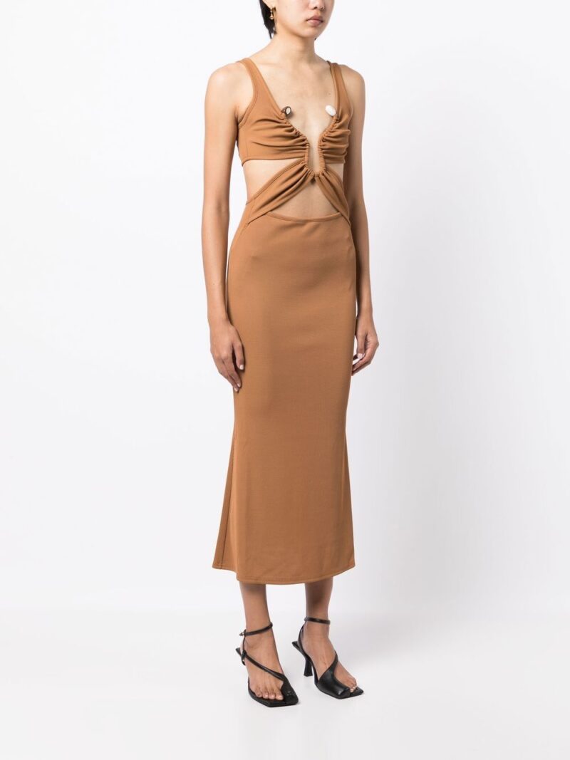 Christopher Esber sleeveless cut-out maxi dress