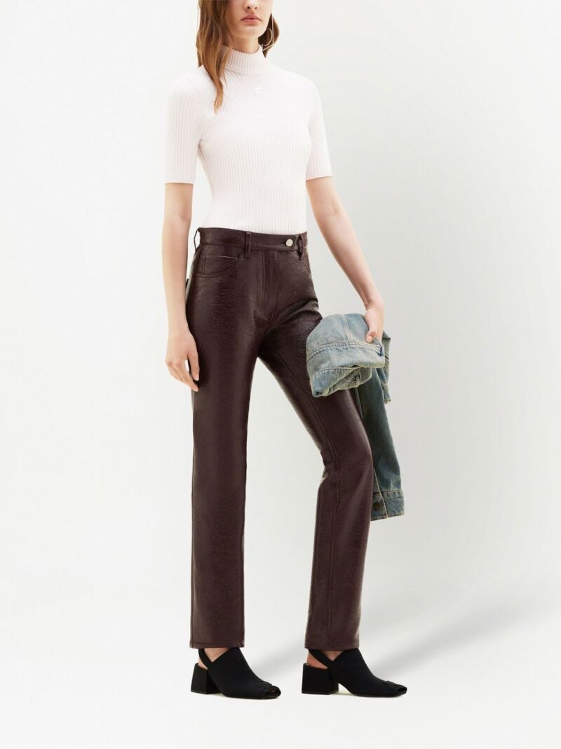 Courrèges  5 Pockets vinyl pants