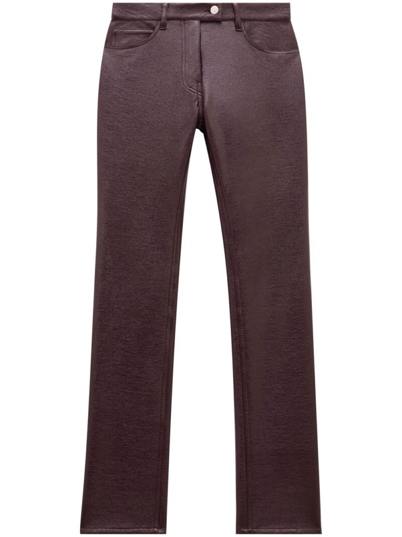 Courrèges  5 Pockets vinyl pants