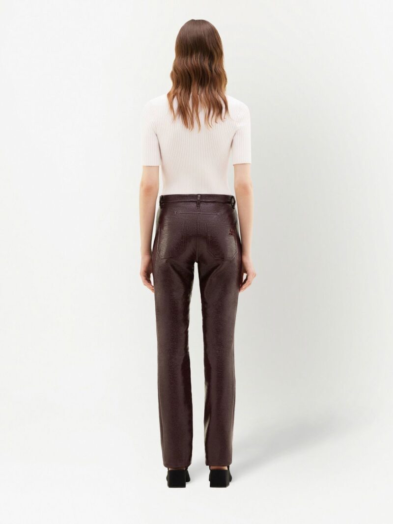 Courrèges  5 Pockets vinyl pants
