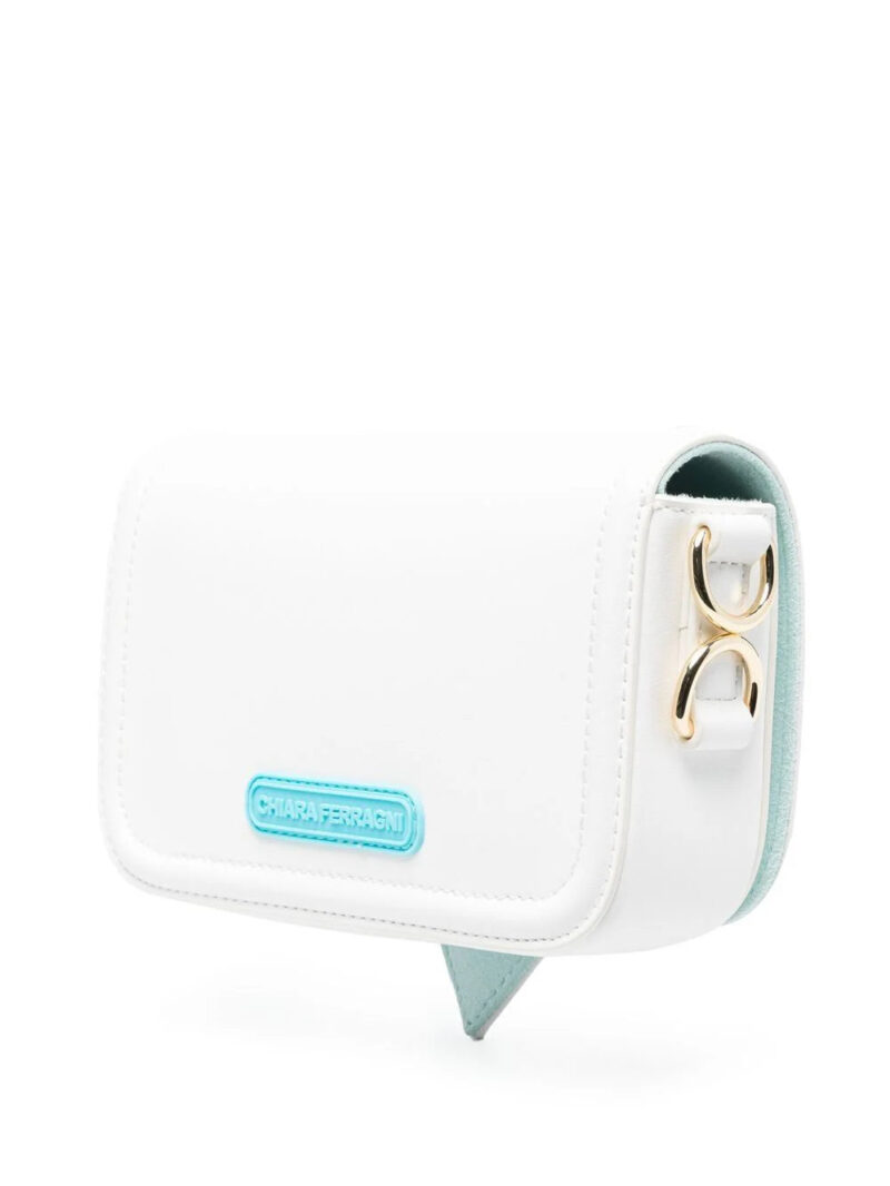 Chiara Ferragni Eyelike faux-leather crossbody bag