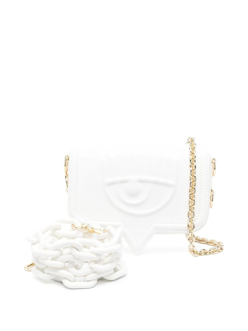 Chiara Ferragni Eyelike faux-leather crossbody bag