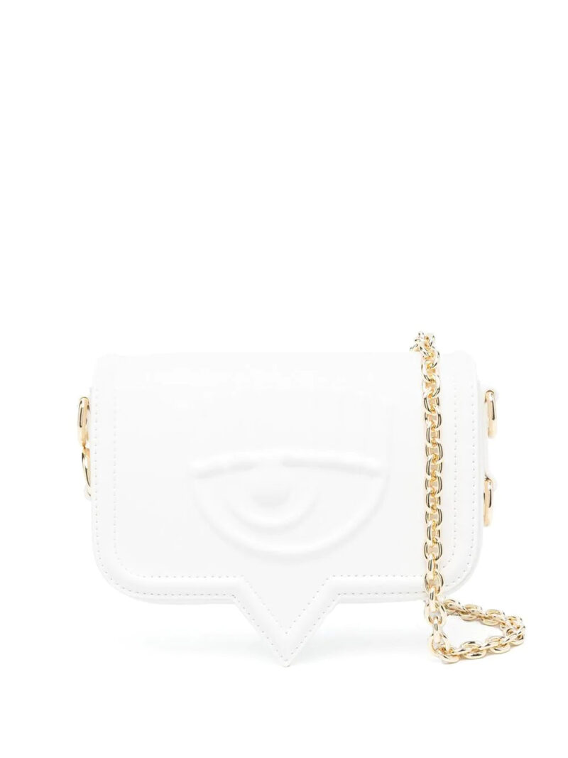 Chiara Ferragni Eyelike faux-leather crossbody bag