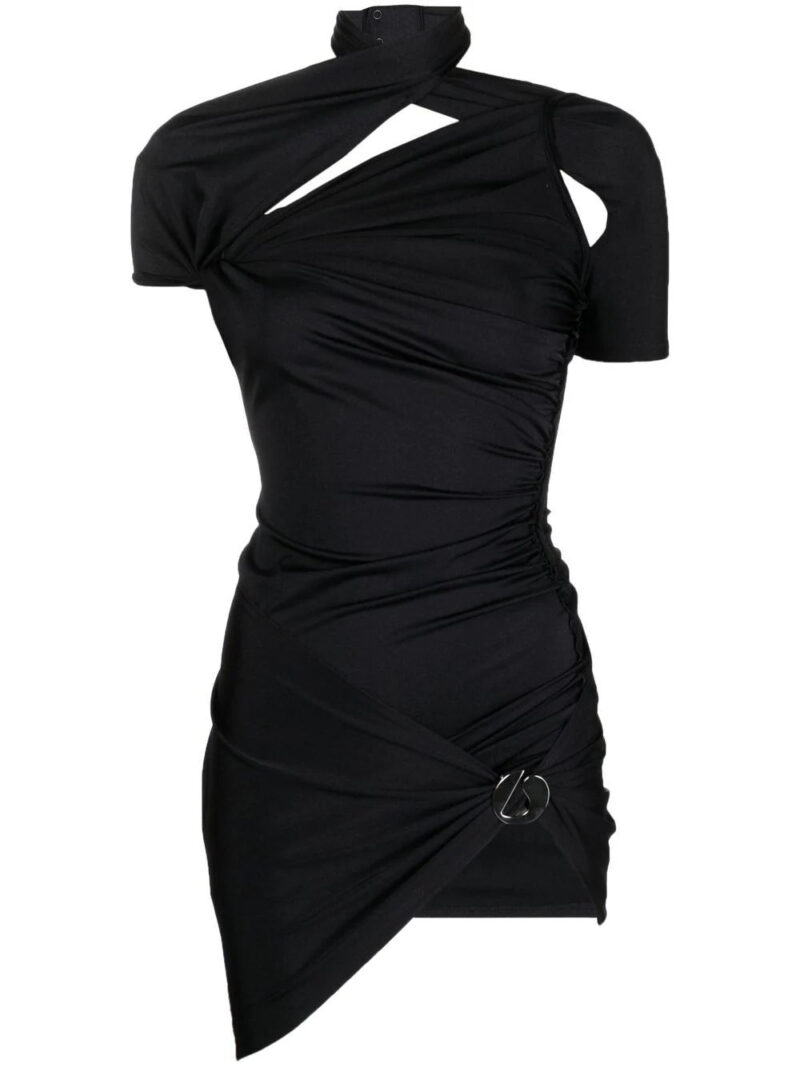 Coperni  asymmetric draped minidress