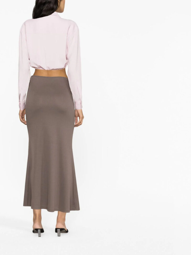 Christopher Esber wrapped cropped blouse