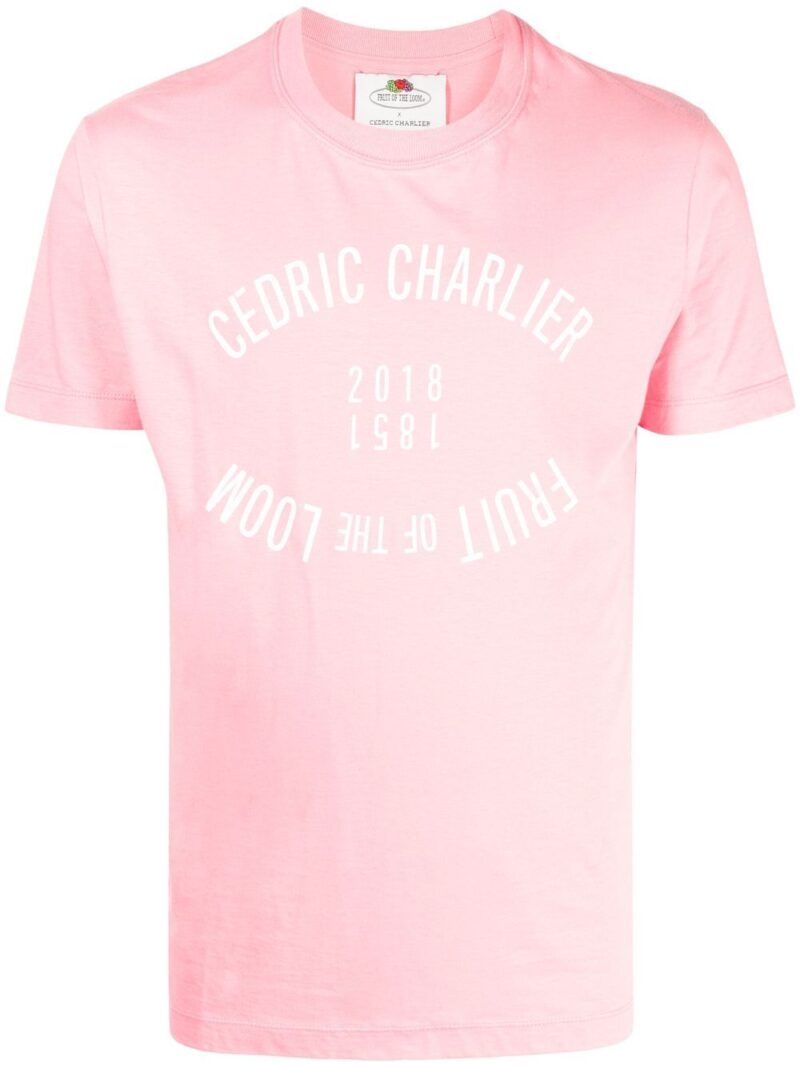 Cédric Charlier  logo-print cotton T-shirt